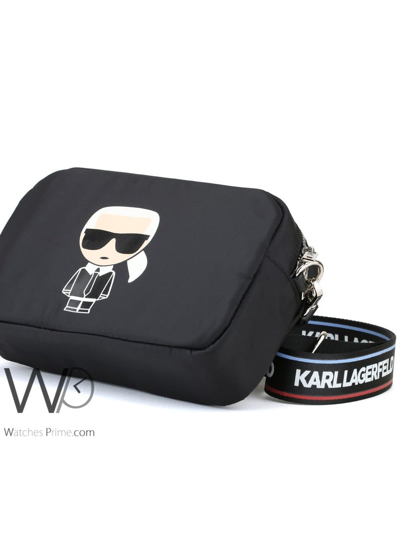 Karl Lagerfeld - Karl Lagerfeld Handbag Black Crossbody Wash Bag - Image 1
