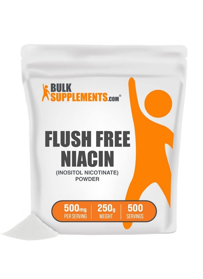 BulkSupplements Com Flush Free Niacin Powder Vitamin B3 Supplement No Flush Niacin Gluten Free 500Mg Per Serving 500 Servings 250 Grams 88 Oz  - Image 2