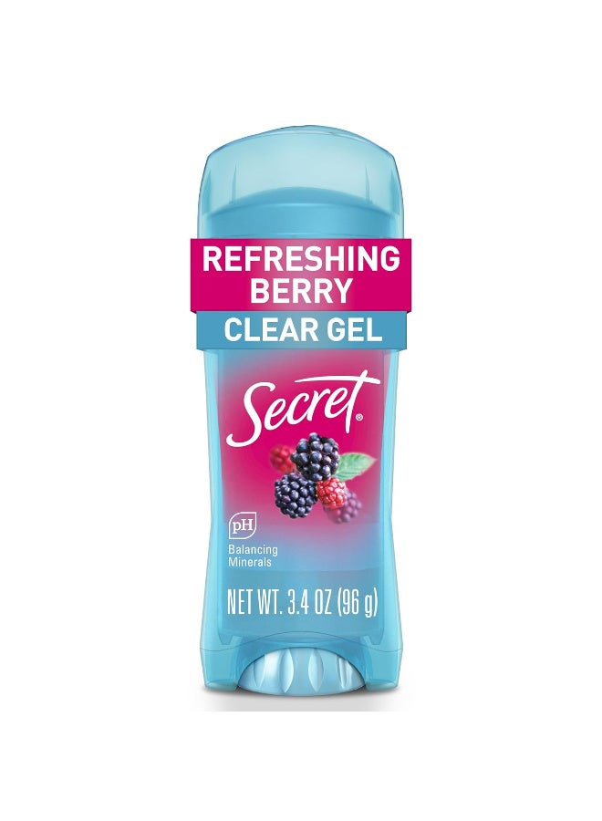 سيكريت مضاد للتعرق ومزيل العرق جل شفاف برائحة التوت من سيكرت، 73 جرام - Image 1
