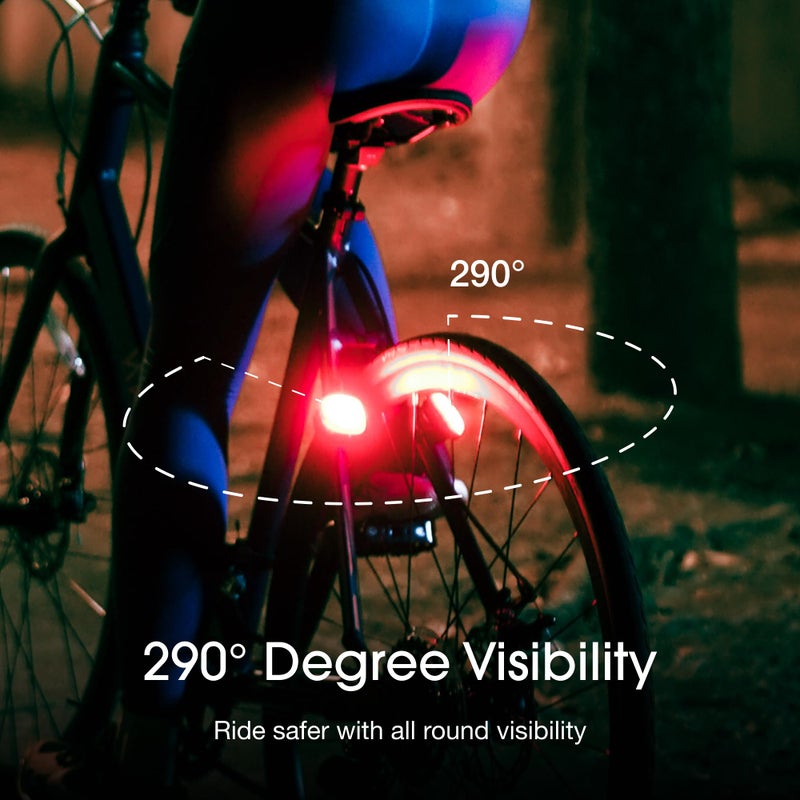 Lumos Firefly Smart Bike Light System - Sync Front & Rear LED Light, Custom Brightness, Flash Pattern, Day/Night Mode, Turn Signals, Brake Lights, Bicycle Accessories for Night Riding - Image 3