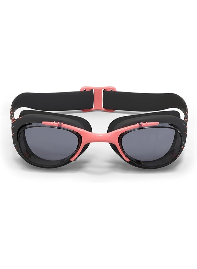 نابايجي نظارات سباحة مقاس كبير - عدسات ملونة باللون الأسود والبرتقالي والرمادي - Image 2