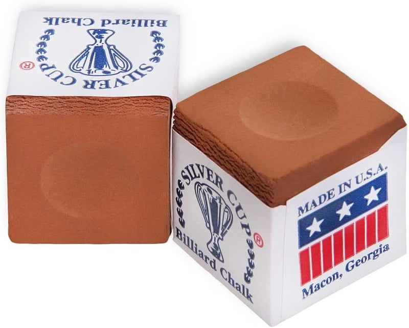 Silver Cup Billiard CHALK - ONE DOZEN - Image 2