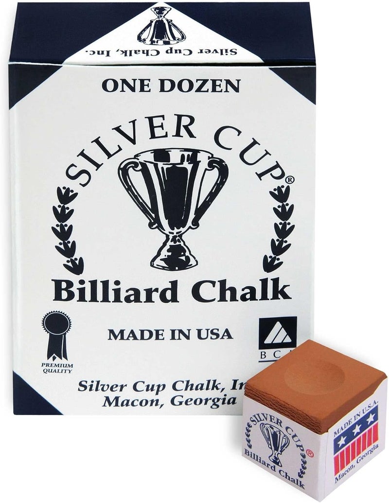 Silver Cup Billiard CHALK - ONE DOZEN - Image 3