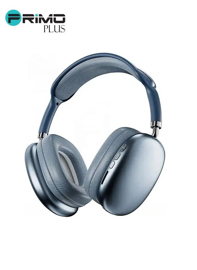 Generic - P9 Bluetooth Over-Ear Headphones Blue - Image 1