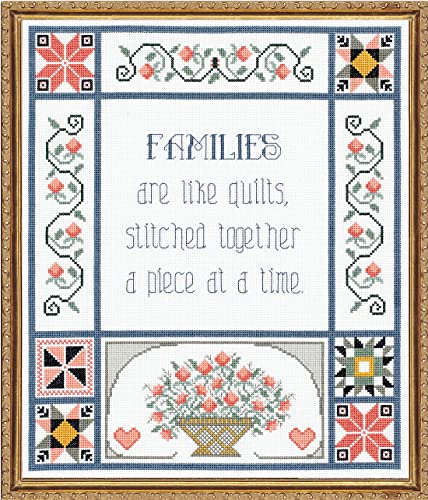 Janlynn Families are Like Quilts Counted Cross Stitch Kit - Image 5
