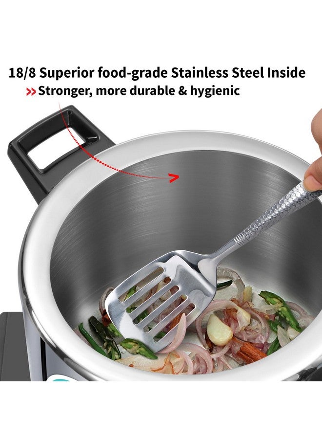 Hawkins Classic 5 Litre Tri-Ply Pressure Cooker, Triply Stainless Steel Inner Lid Cooker, Silver (Sstcl50) - Image 4