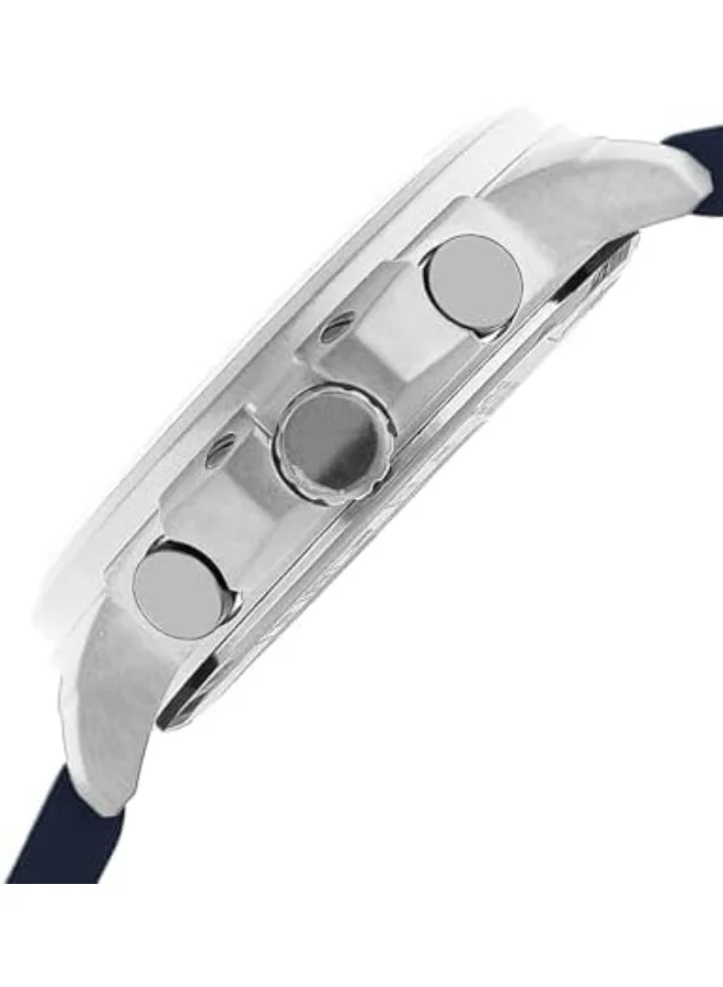 سلازنجر SLAZENGER Men's Watch, Multi Function Display and Silicone Strap - SL.9.2212.2.05, Blue