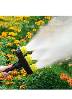 Generic Garden Porous Sprayer Atomizer Nozzles Sprinkler Adjustable Water Spray Range Multi-head Water Sprayer Sprinklers with 3 Nozzles(1-1.2 In) Sprayer Pump for Outdoor Lawn  - Image 1