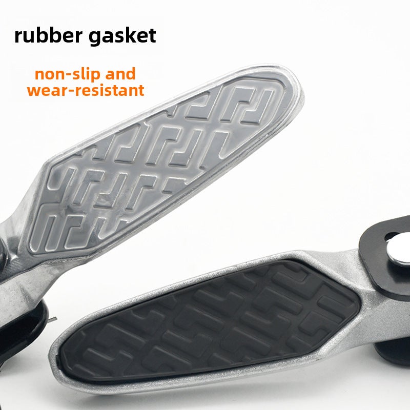Electric Vehicle Modified Foot Pad Foldableable Foot Rest Suitable for Di Emma Luyuan Mavericks New National Standard Car(Mingyue all-aluminum pedal screw/pair) - Image 3