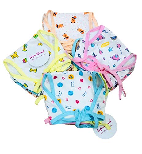 Infantbond Baby Super Soft Cotton Single Layer Cloth Nappies(0-4 Months) (Pack Of 6) - Image 1