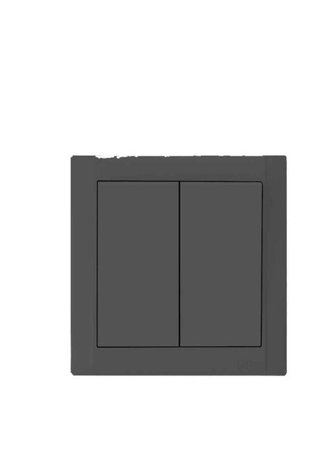 RR-Wide Rocker Switch-2G-1 Way-10 Ax-Rrvn6615-BK