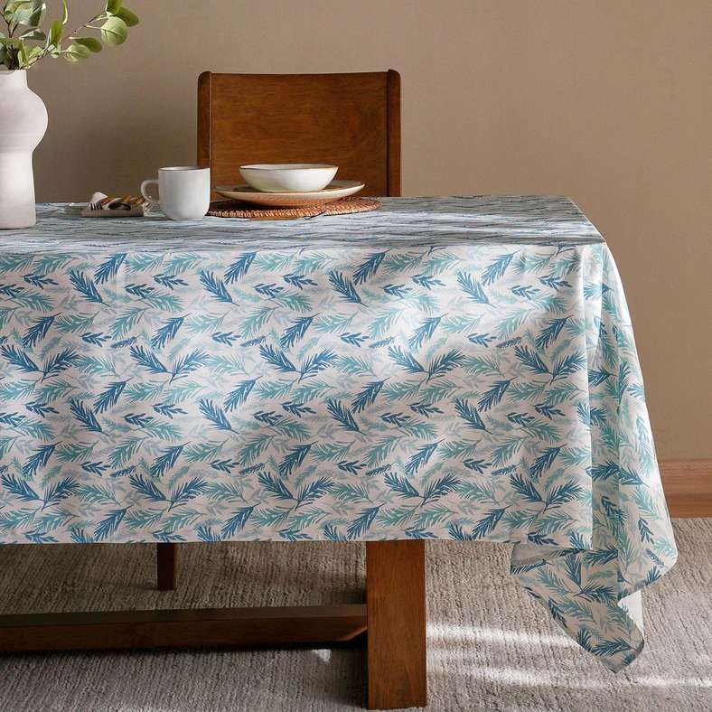 Pan Home Carmel Printed Table Cover 180x300cm - Green