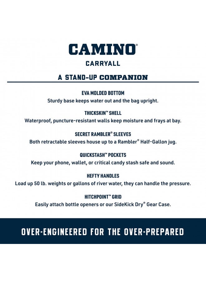 YETI Camino 35 Carryall with Internal Dividers, All-Purpose Utility Bag, High Desert Clay