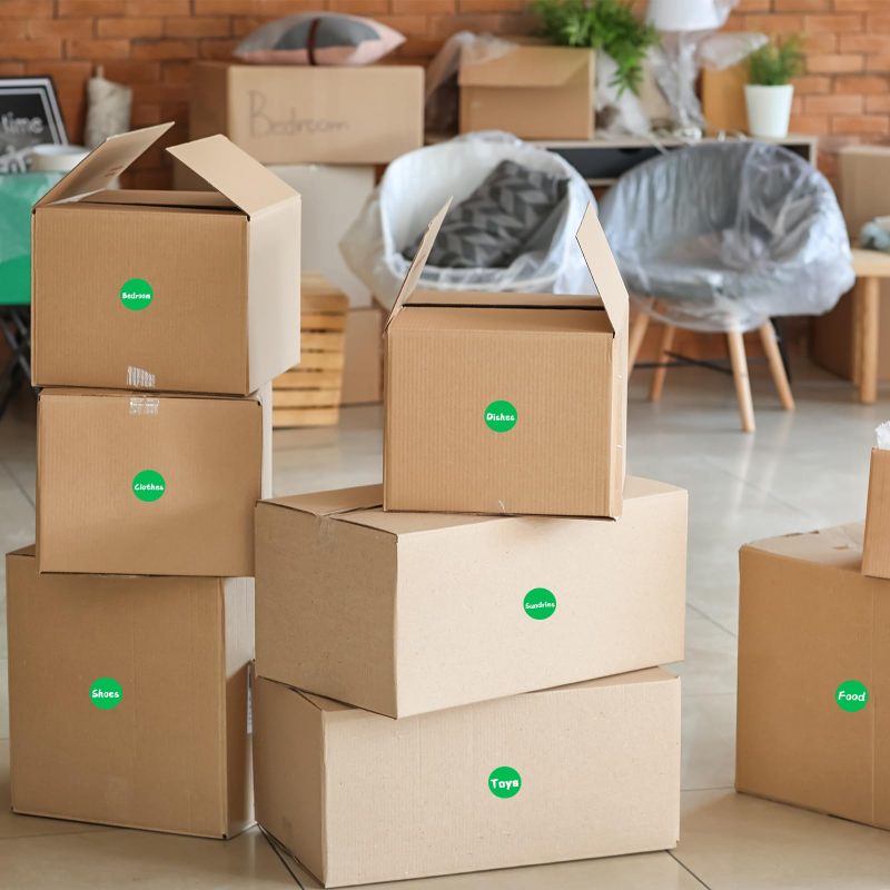Green Circular Stickers 19mm - Color Coding Labels for Office Organization Supplies - Image 4