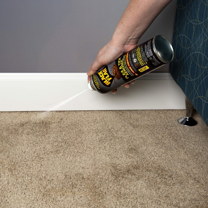 Black Flag Flea & Tick Killer for Upholstery & Pet Bedding Aerosol, 16-Ounce - Image 5