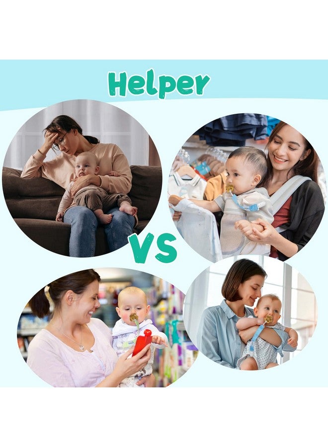 Babygoal Neutral Pacifier Clips, 6 Pack Paci Holder Clips for Boys and Girls Fits for Most Baby Pacifier, Binky Styles,Teethers and Toys 6PS10 - Image 4