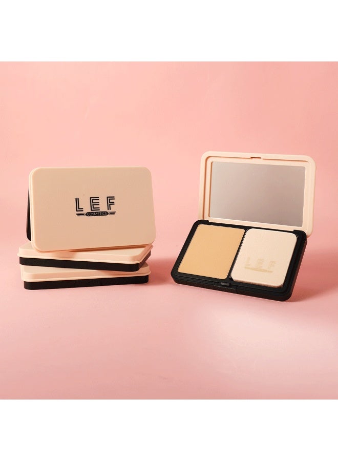 LEF COSMTICS LEF Pressed Face Powder for Shine Control & Skin Tone Evenness – Shade NC53 - Image 2