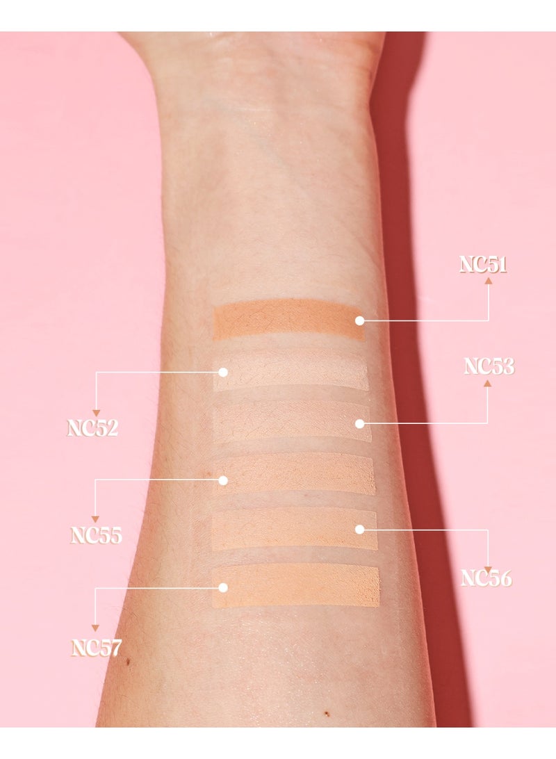 LEF COSMTICS LEF Pressed Face Powder for Shine Control & Skin Tone Evenness – Shade NC53 - Image 3