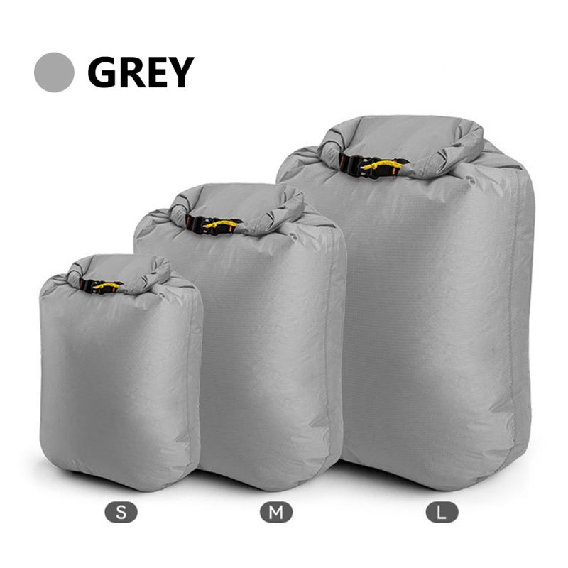 HIKEMAN Waterproof Drybag: 20D Silicon Coated Nylon, Lightweight Foldable Double Sealing - Wear-resistant Leakproof Drybag for Outdoor Camping - Image 2