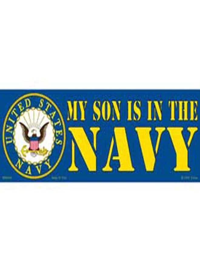FindingKing My Son Is in The U.S. Navy Bumper Sticker 3-1/4"X9" - Image 1