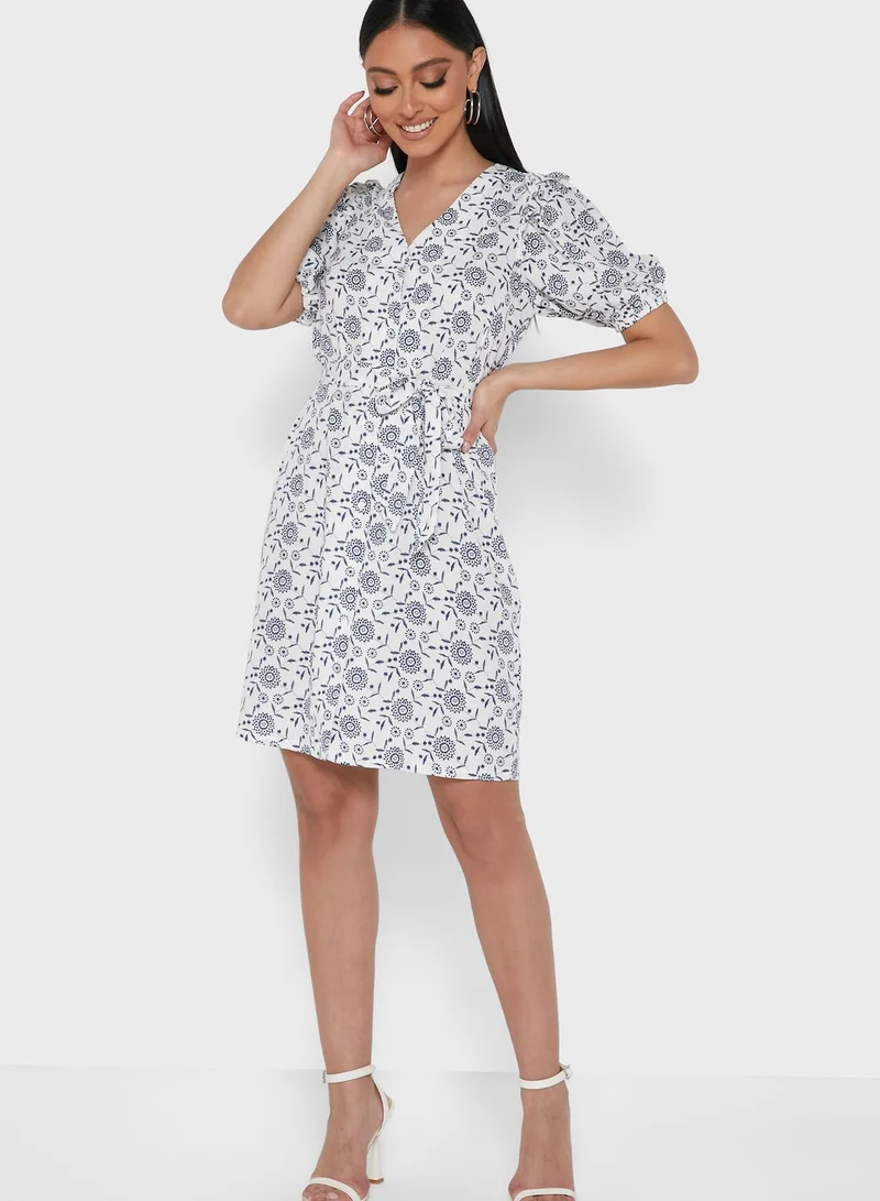 VERO MODA Printed Shirt Dress