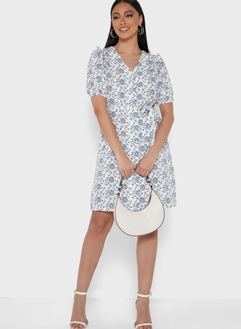 VERO MODA Printed Shirt Dress