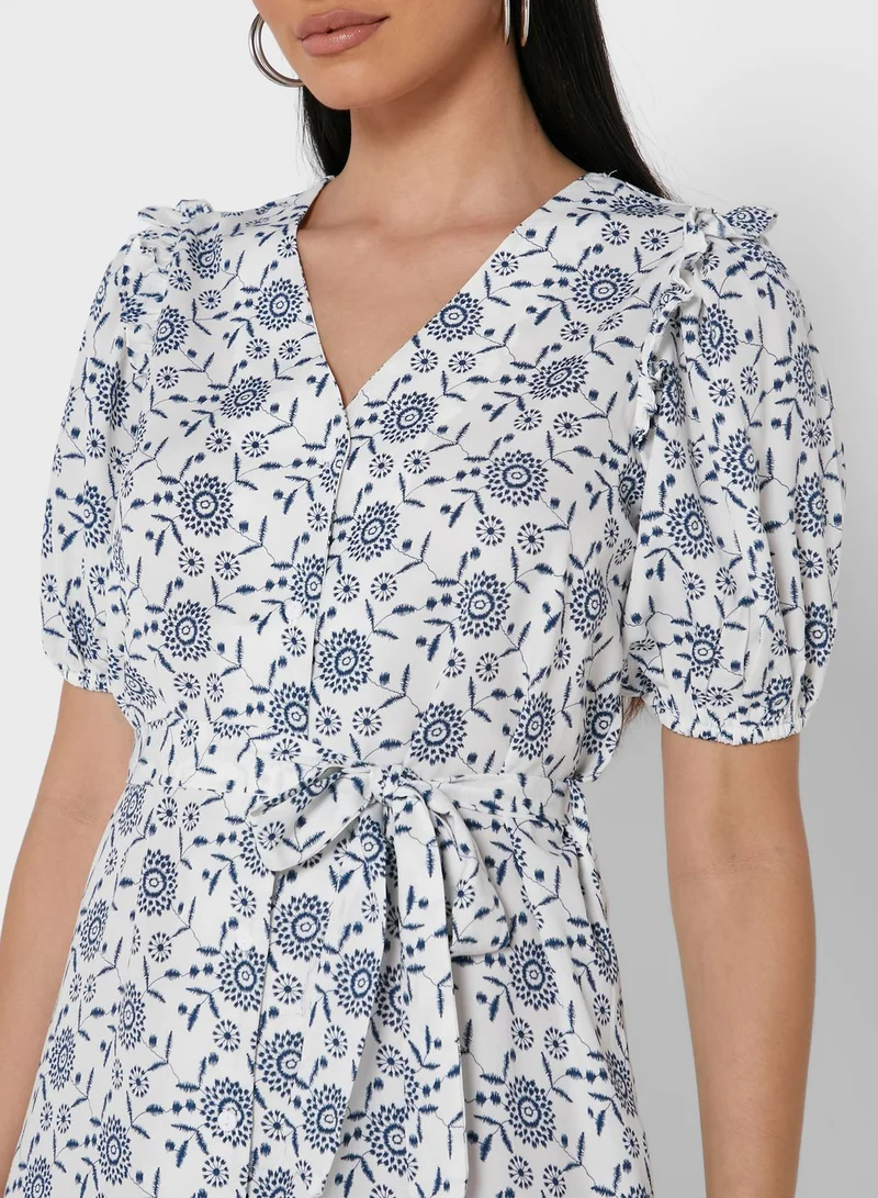 VERO MODA Printed Shirt Dress