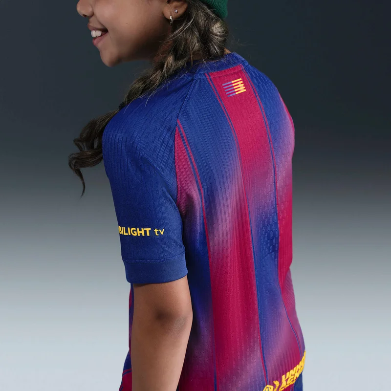 Nike Kids' FC Barcelona 25/26 Home Authentic Football Jersey