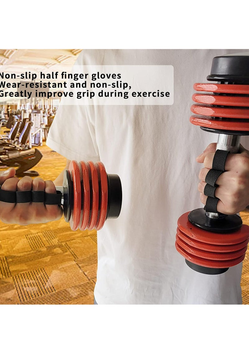 Oasisgalore Workout Gym Gloves for Weightlifting XL, Weight Lifting Grip Pads for Men Women with Palm Protection  - Image 3