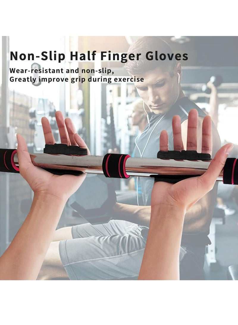 Oasisgalore Workout Gym Gloves for Weightlifting XL, Weight Lifting Grip Pads for Men Women with Palm Protection  - Image 4
