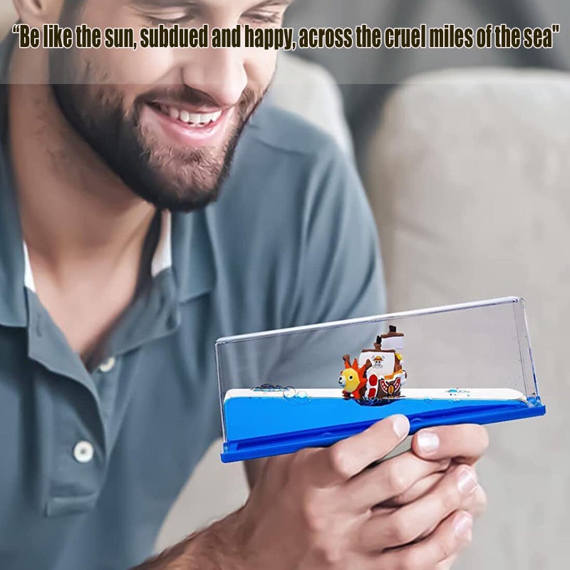 PTAEXCEL Unsinkable Boat in a Box, Unsinkable Cruise Ship Toy, Cruise Ship Fluid Drift Bottle, Cruise Ship Fluid Drift Model Decoration, Home Decoration Toys Gift. (C) - Image 2