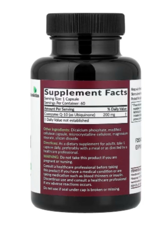 Futurebiotics, CoQ10, 200 mg, 60 Vegetarian Capsules - Image 3