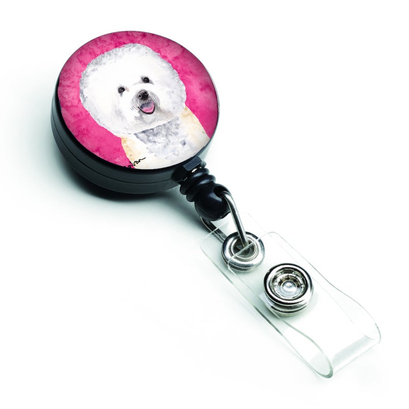 ""Caroline's Treasures Affenpinscher Retractable Badge Reel or ID Holder with Clip  Multicolor (SC9135PK-BR)""