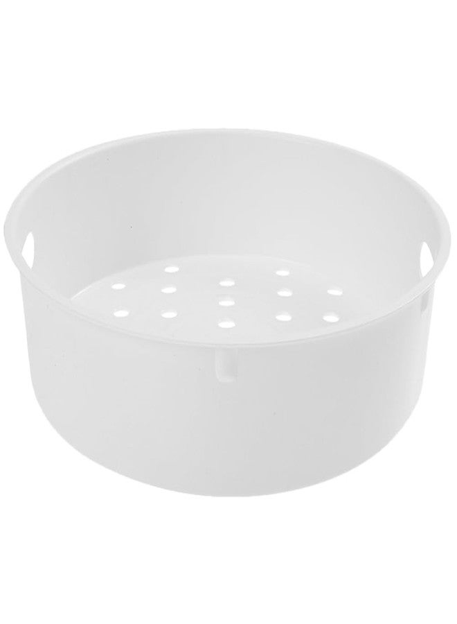Hoement Rice Cooker Steamer Basket 7.71X7.71X2.36 Inch Plastic Steaming Rack for Vegetables Seafood Dim Sum Replacement Insert for Electric Cookers - Image 1