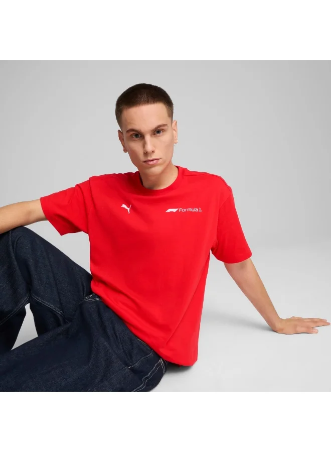 FORMULA1  FORMULA1 ESS+ Graphic Tee -relaxed Pop Red for Men | Best Price UAE