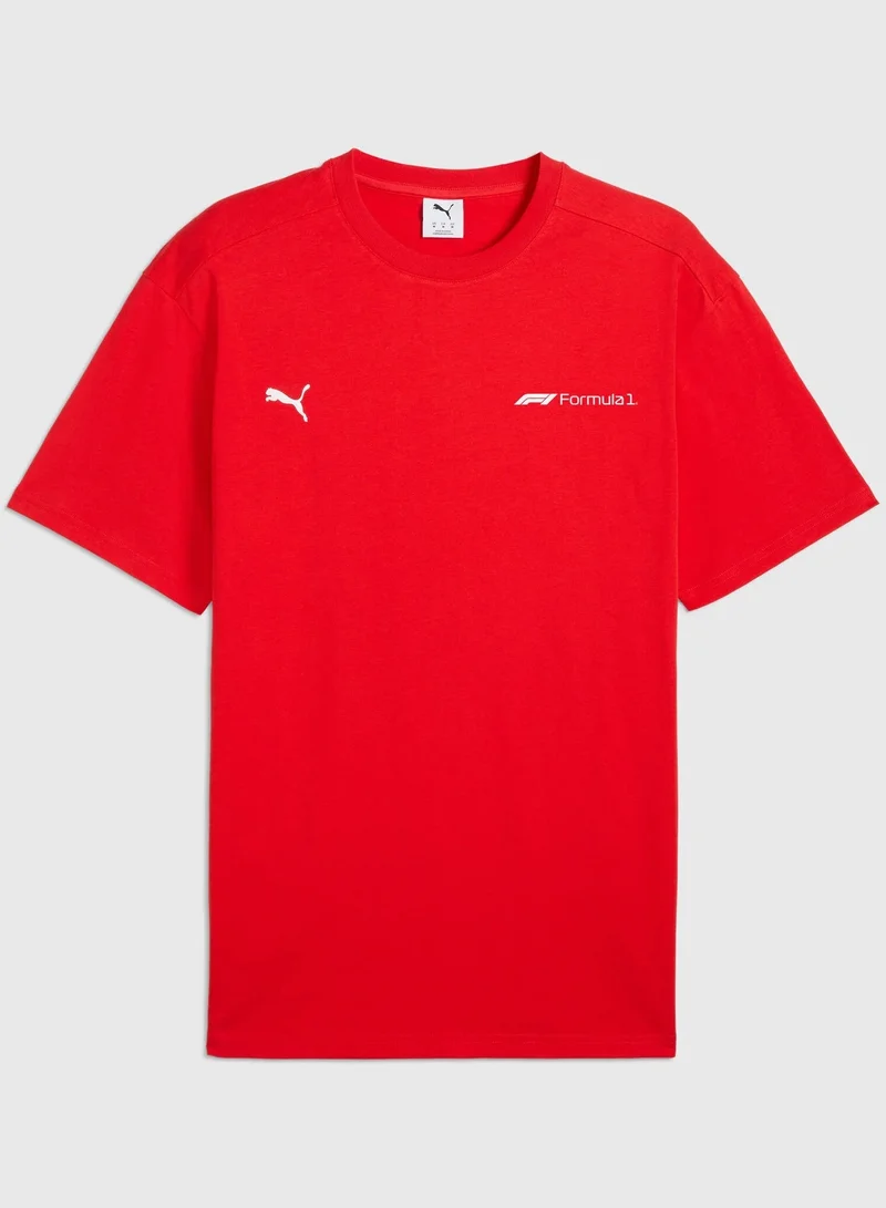 Formula1  FORMULA1 ESS+ Graphic Tee -relaxed Pop Red for Men | Best Price UAE