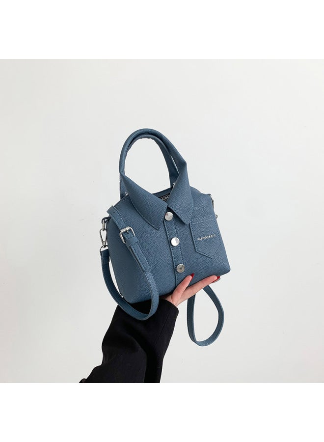 Personalized Women's Bag Handbag 2024 New Bags Fashion Western Style High Texture Contrast Color Casual Shoulder Crossbody Bag 