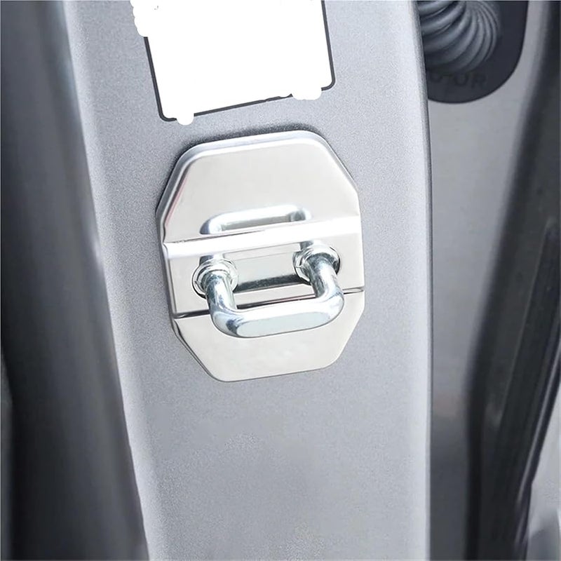 Silver Car Door Edge Protector 8pcs Anti Scratch Guard for Parking Lot Damage - Image 3