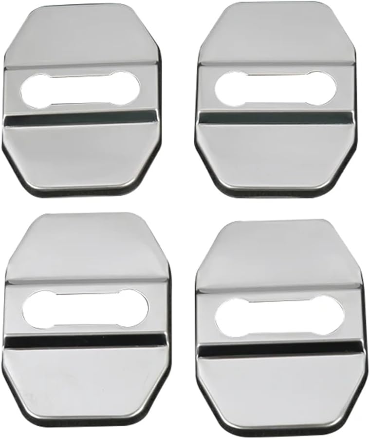 Silver Car Door Edge Protector 8pcs Anti Scratch Guard for Parking Lot Damage - Image 1