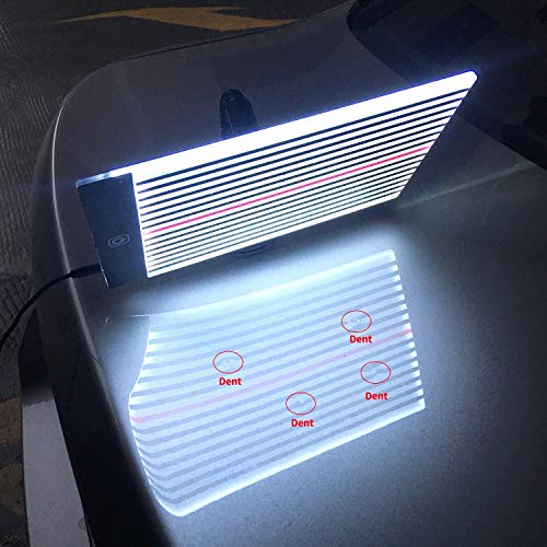 HiYi أدوات إصلاح الدنت بدون طلاء HiYi مع ضوء لوحة خط LED للسيارة للعثور على الدنت، أداة إزالة الدنت مع حامل قابل للتعديل وزر طاقة USB مع 3 مستويات سطوع مختلفة - Image 5