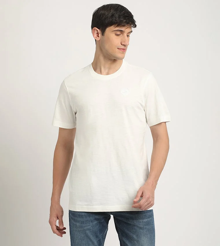 Beverly Hills Polo Club Classic Slub Knit Crew Neck T-Shirt