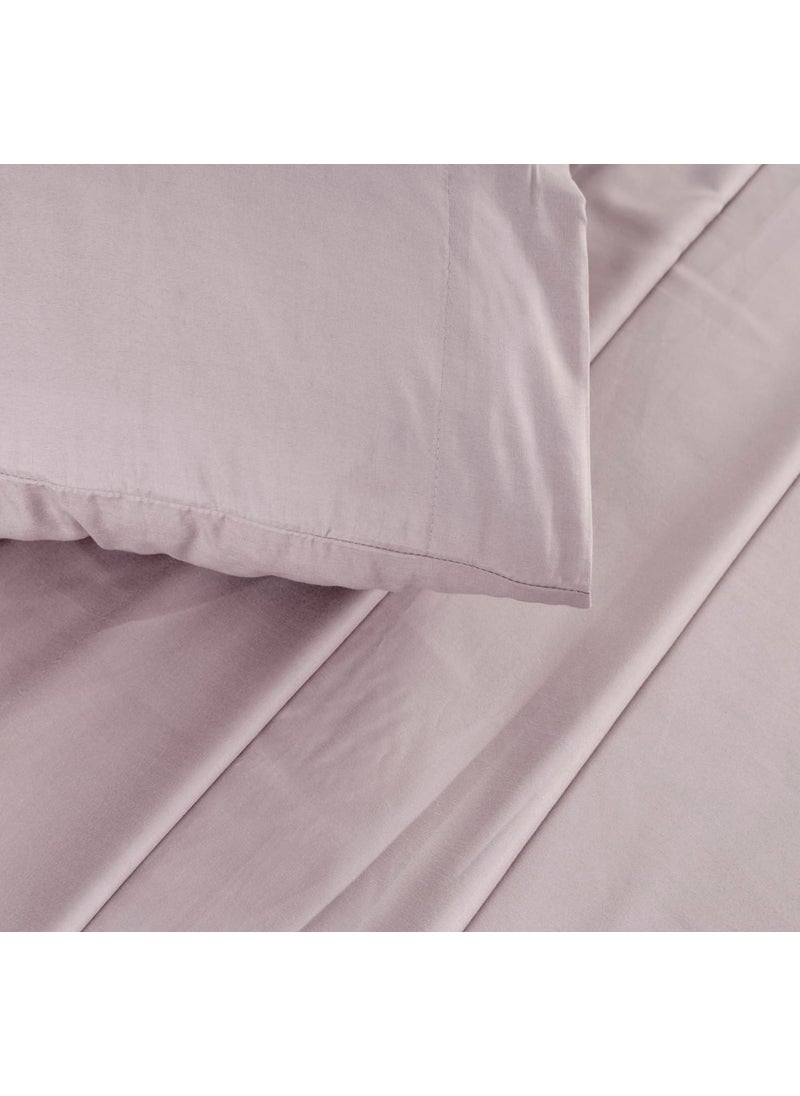 Modern Threads Modern Threads 100% Microfiber Solid Bedsheet Set | Premium Soft Bed Cover | Deep Pocket Elastic Fitted Sheet, Flat Sheet & 2 Pillowcases (Dusty Mauve, Queen)  - Image 5