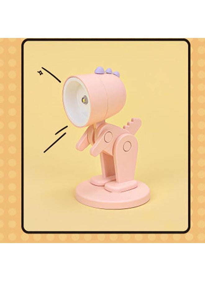 Thoraya LED Night Light Cute Shape Multifunctional Bedside Ambient Lamp for Bedroom Desktop Decoration Pink  - Image 5