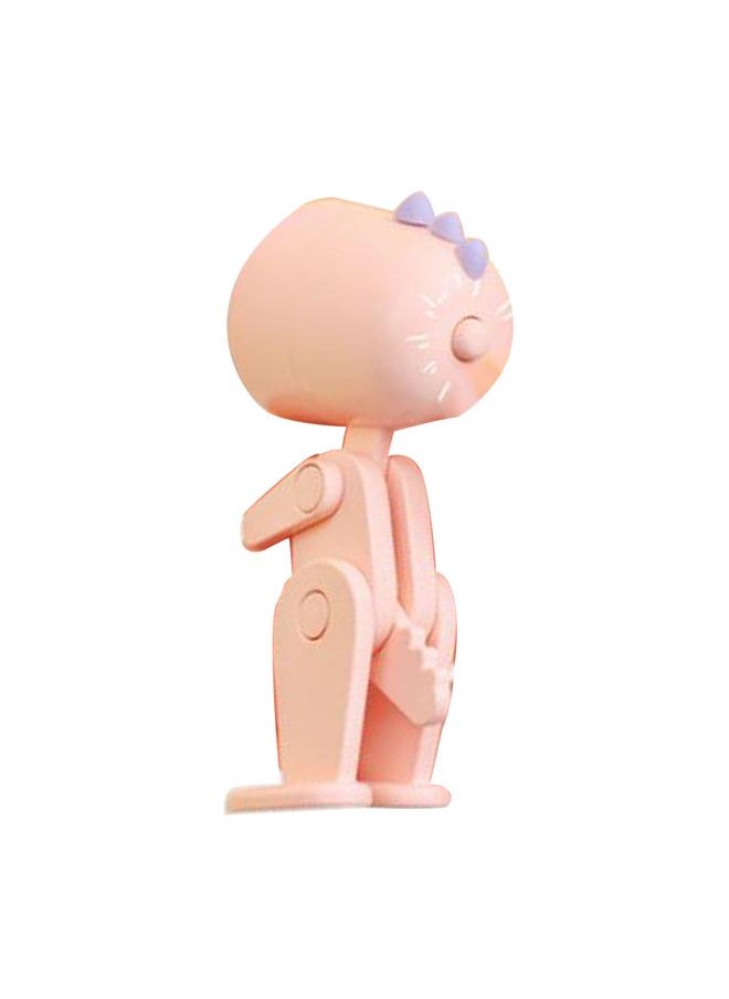 Thoraya LED Night Light Cute Shape Multifunctional Bedside Ambient Lamp for Bedroom Desktop Decoration Pink  - Image 4