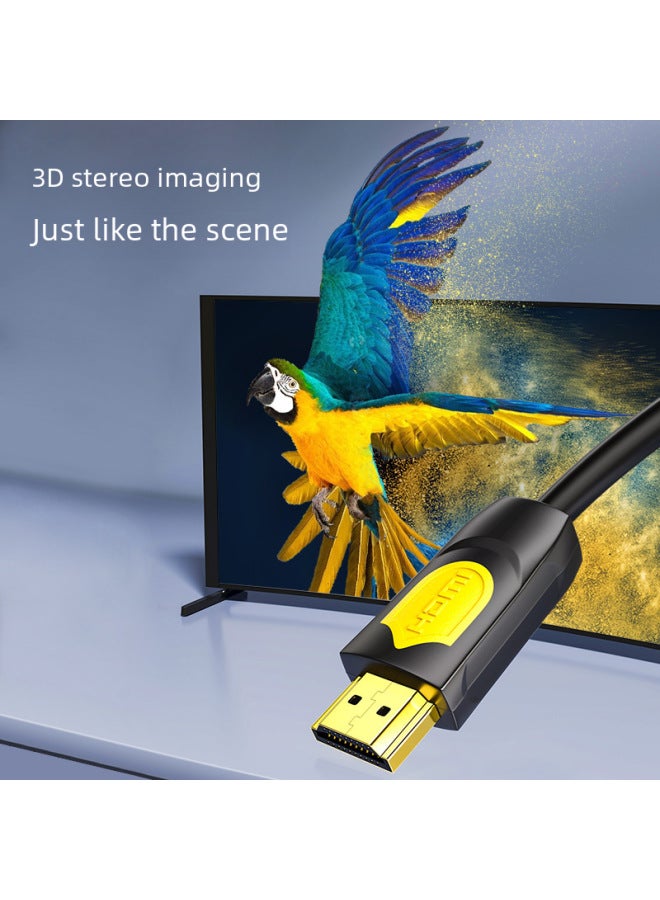 Hdmi Cable 2.0 Version 4K HD Cable TV Laptop Projector Monitor 1.5 Meters 2 Meters Cable-Color:HDMI HD Line (Chinese Brand Packaging)-Line Length:20 Meters - Image 2
