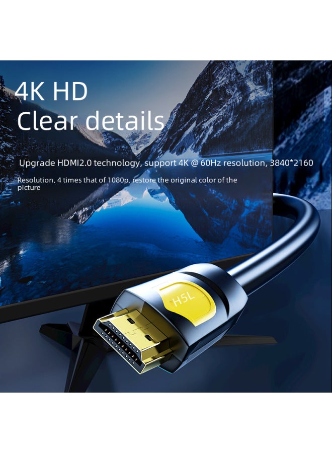 Hdmi Cable 2.0 Version 4K HD Cable TV Laptop Projector Monitor 1.5 Meters 2 Meters Cable-Color:HDMI HD Line (Chinese Brand Packaging)-Line Length:20 Meters - Image 3