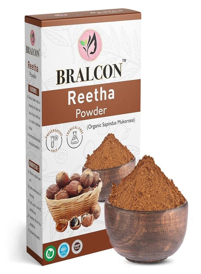 BRALCON Organic Amla Powder, Reetha Powder, Shikakai Powder Combo -300g (100g x 3 Pack)|Reetha Powder, Shikakai Powder for Hair Growth,Hair Conditioner & Cleanser|Amla Powder for Hair Care & Skin Care - Image 4