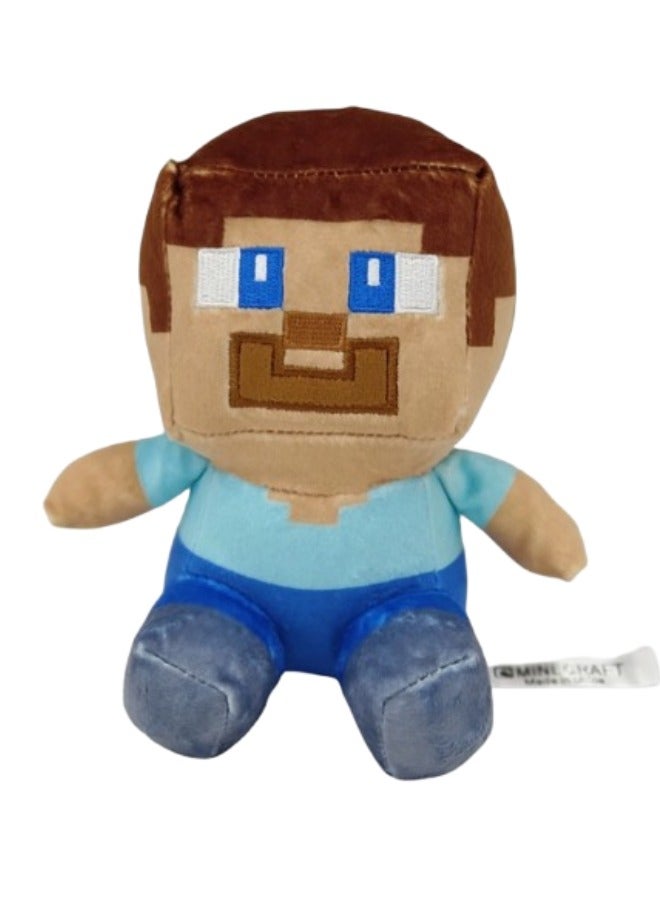 Minecraft Steve Plush Toy – Soft & Cuddly Gaming Collectible 20cm - Image 1