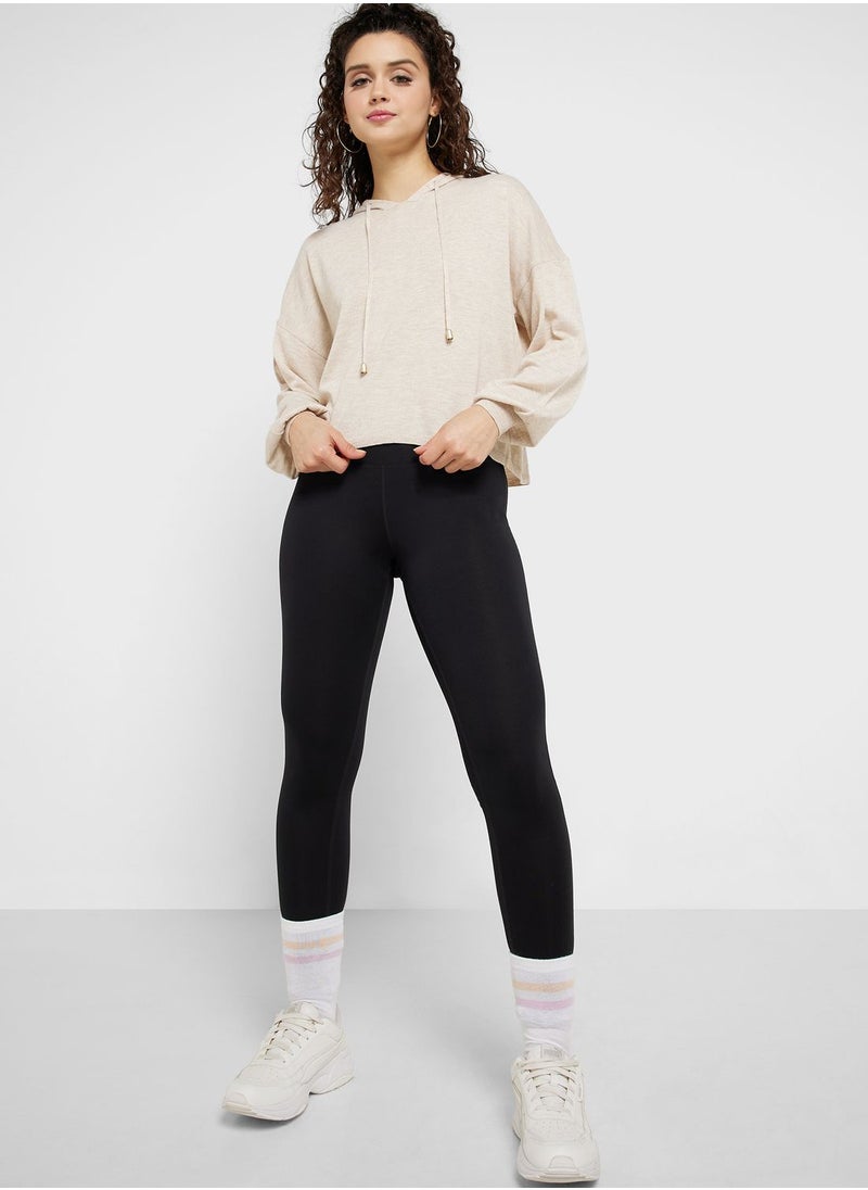 ONLY Drawstring Knitted Hoodie  - Image 4