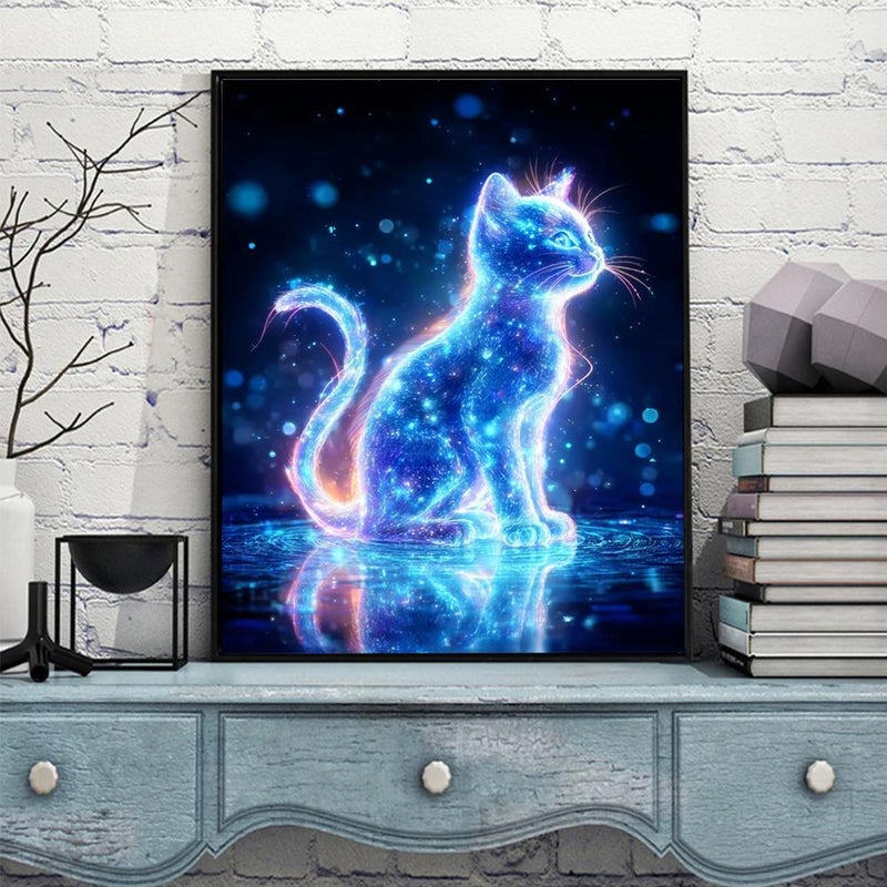 DIY luminous diamond paintings, custom-made diamond paintings, full-diamond 5D luminous diamond living room decorative paintings, factory stock available. - Image 5